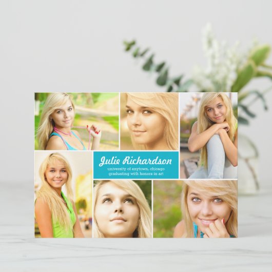 Modern 6 Aankondiging van het Foto Afstuderen V2 (Staand voorkant)