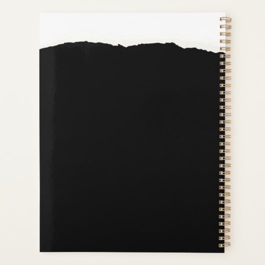 Modern 6 Foto Collage Grandma Personalized Planner (Achterkant)