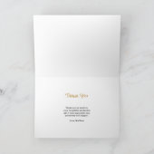 Modern 6 fotocollage Afstuderen dank u Bedankkaart (Binnen)