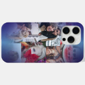 Modern 6 Fotocollage Blauw verloop Case-Mate iPhone Case (Achterkant (horizontaal))