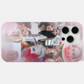 Modern 6 Fotocollage Blush Roze Case-Mate iPhone Case (Achterkant (horizontaal))
