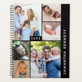 Modern 6 Fotocollage Familie Afbeeldingen 2025 Pla Planner (Voorkant)