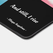 Modern 6 Fotocollage gepersonaliseerd monogram Bureaumat (Hoek)