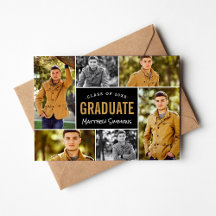 Modern 6 Fotocollage Graduation Party