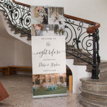 Modern 6 Fotocollage repetitie diner welkom