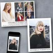 Modern 6 Fotomodel en Actor Comp Kaart