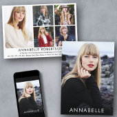 Modern 6 Foto's Mode Modellering Model Comp Kaart