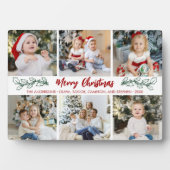 Modern 6-fotoserie Kerstmis modern script Fotoplaat (voorkant)