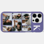 Modern 6 Huisdier Foto Paars Case-Mate iPhone Case (Achterkant (horizontaal))
