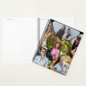 Modern 6 Photo Collage Family Personalized Planner (Display)
