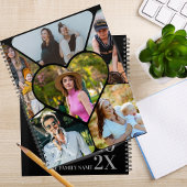 Modern 6 Photo Collage Family Personalized Planner