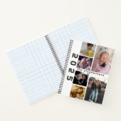 Modern 6 Photo Collage Personalized Notitieboek (Binnen)