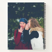 Modern 6 Photo Collage Personalized Notitieboek (Achterkant)