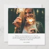 Modern 6 Photo Graduation Bedankkaart (Achterkant)