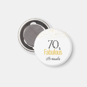Modern 70 en fantastische 70e verjaardag magneet
