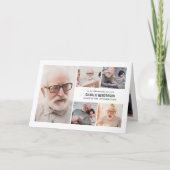 Modern 7-foto begrafenisprogramma met bio & gedich programma (Voorkant)