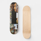 Modern 7 Photo Collage Custom  Persoonlijk Skateboard (Voorkant)