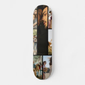 Modern 7 Photo Collage Custom  Persoonlijk Skateboard (Voorkant)