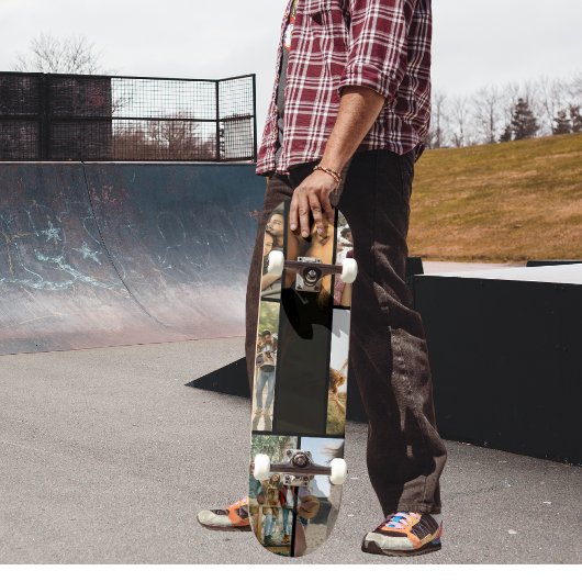 Modern 7 Photo Collage Custom  Persoonlijk Skateboard