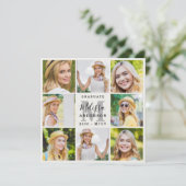 Modern 8 Afstuderen voor het kleuren van foto's Aankondiging (Staand voorkant)