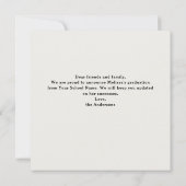 Modern 8 Afstuderen voor het kleuren van foto's Aankondiging (Achterkant)