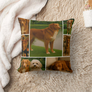 Modern 8 Foto Gift Custom Collage Gepersonaliseerd Kussen