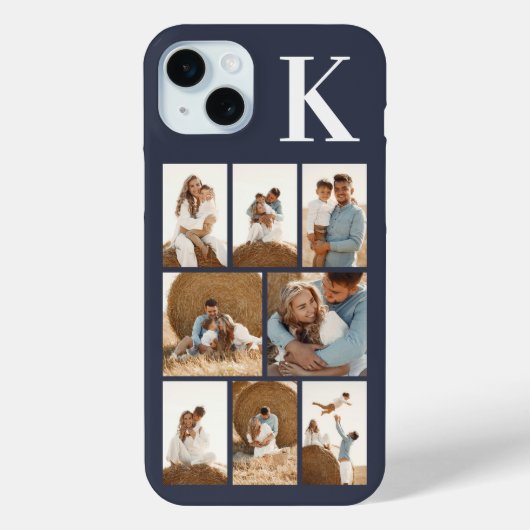 Modern 8 Foto Grijs Case-Mate iPhone Case (Achterkant)