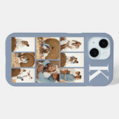 Modern 8 Foto Stofblauw Case-Mate iPhone Case (Achterkant (horizontaal))