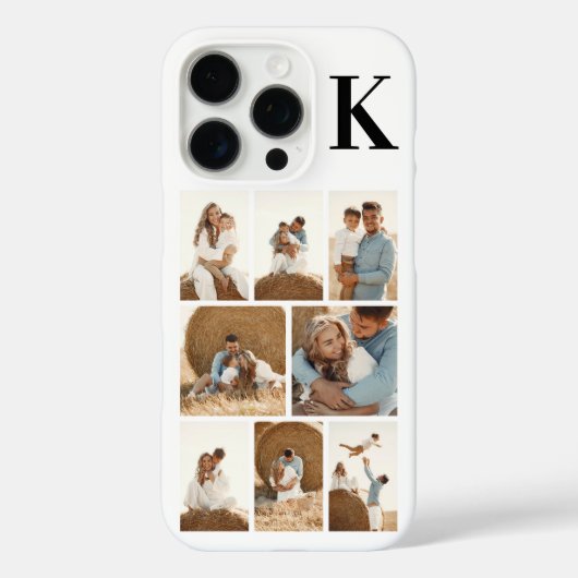Modern 8 Foto Wit Case-Mate iPhone Case (Achterkant)