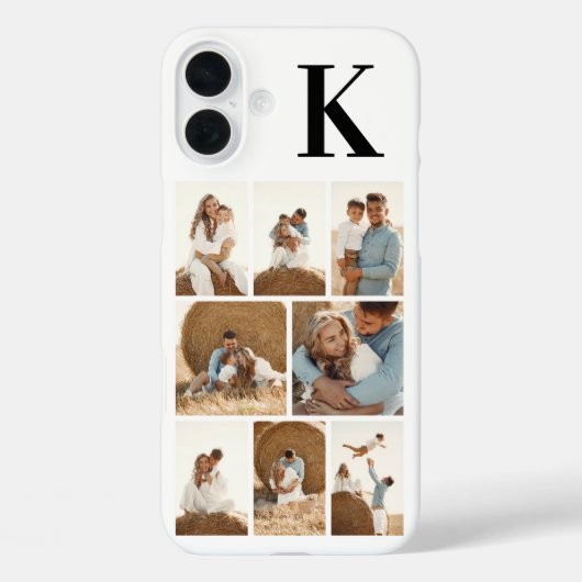 Modern 8 Foto Wit Case-Mate iPhone Case (Achterkant)