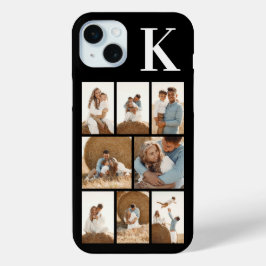 Modern 8 Foto Zwart iPhone 15 Mini Hoesje