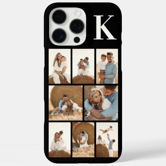 Modern 8 Foto Zwart Case-Mate iPhone Case (Achterkant)