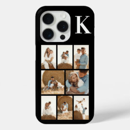 Modern 8 Foto Zwart iPhone 15 Pro Case