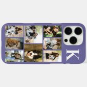 Modern 8 Huisdier Foto Paars Case-Mate iPhone Case (Achterkant (horizontaal))