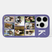 Modern 8 Huisdier Foto Paars Case-Mate iPhone Case (Achterkant (horizontaal))