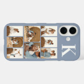 Modern 8 Stofblauw Case-Mate iPhone Case (Achterkant (horizontaal))