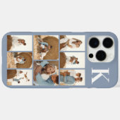 Modern 8 Stofblauw Foto Case-Mate iPhone Case (Achterkant (horizontaal))