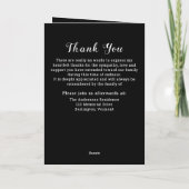 Modern 9 Foto Orde van Service Memorial Funeral Programma (Achterkant)