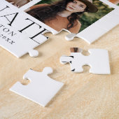 Modern 9 Photo Collage Afstuderen Legpuzzel (Zijkant)