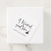 Modern A Wicked Good Time Quote | Happy Halloween Bedankjes Labels (In situ)