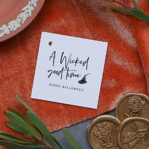 Modern A Wicked Good Time Quote Happy Halloween Bedankjes Labels