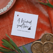 Modern A Wicked Good Time Quote | Happy Halloween Bedankjes Labels