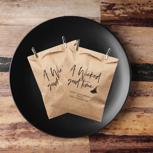 Modern A Wicked Good Time Quote | Happy Halloween Bedankzakje