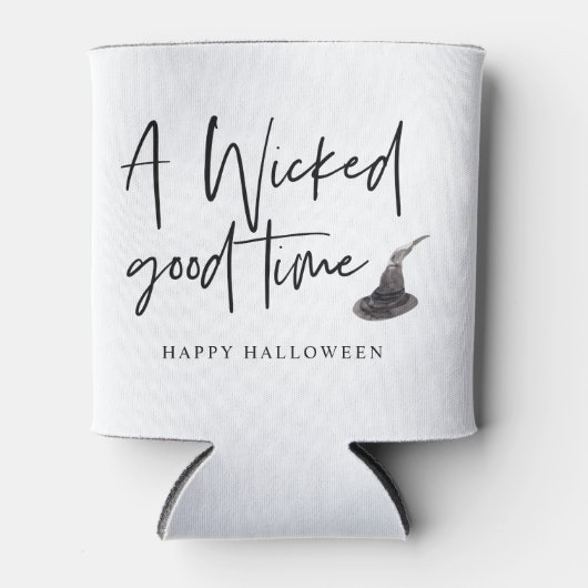 Modern A Wicked Good Time Quote | Happy Halloween Blikjeskoeler (Voorkant)