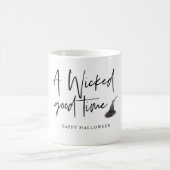 Modern A Wicked Good Time Quote | Happy Halloween Koffiemok (Center)