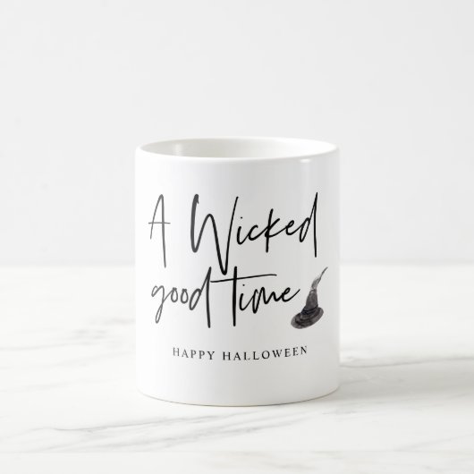 Modern A Wicked Good Time Quote | Happy Halloween Koffiemok (Center)