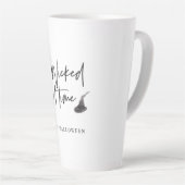 Modern A Wicked Good Time Quote | Happy Halloween Latte Mok (Rechterhoek)
