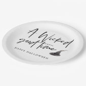 Modern A Wicked Good Time Quote | Happy Halloween Papieren Bordje (Gekanteld)
