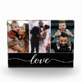 Modern aangepast 3-fotoliefdesscript fotoblokken (Voorkant)