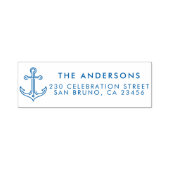 Modern Aangepast adres voor Anchor Zelfinktende Stempel (Design)